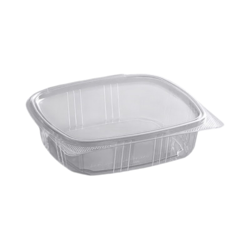 PET CLEAR 24OZ HINGED LID CONTAINER 200/CS