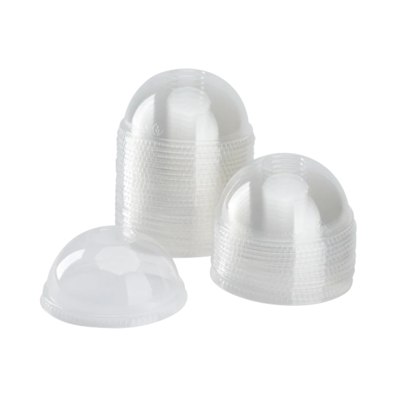 Dome Lid for 12OZ | 16OZ | 20OZ PET Cups 98mm Dia – 1000/Cs