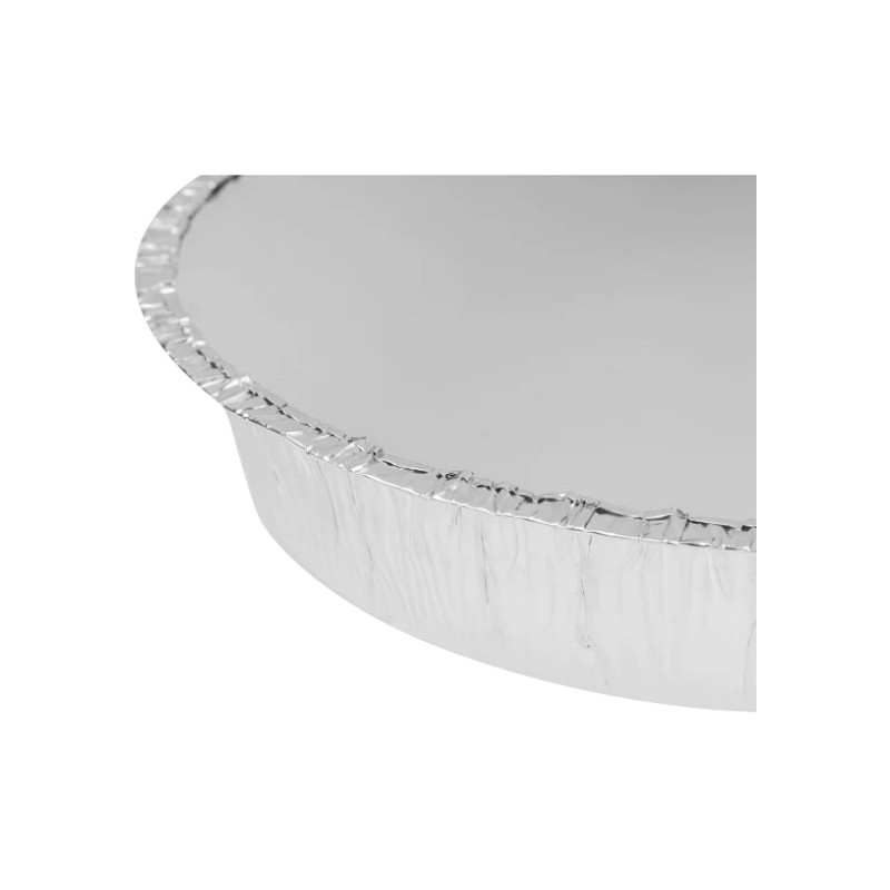 Foil Laminated Board Lid for 8″ Round Aluminium Container – 500/Cs