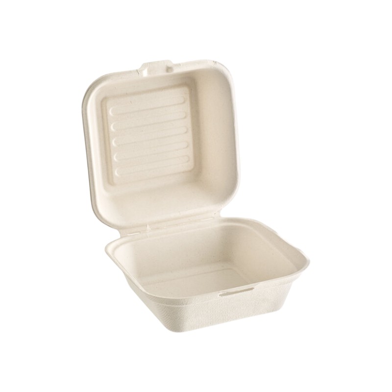 Biodegradable 6X6 Clamshell Container 400/CS