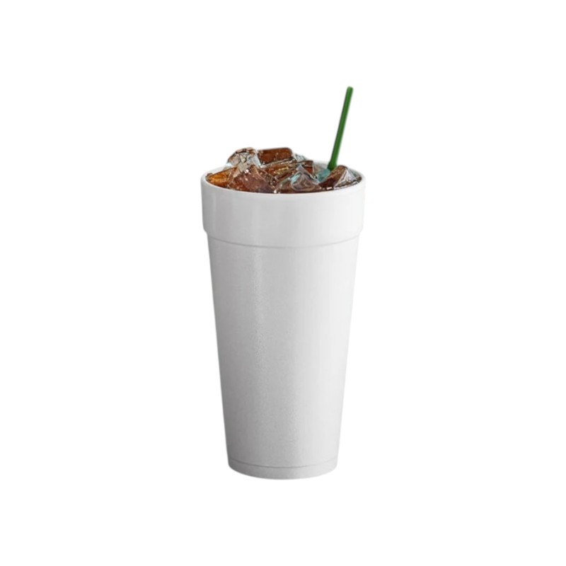 Dart 20J16 20oz White Foam Cups – 500/Case