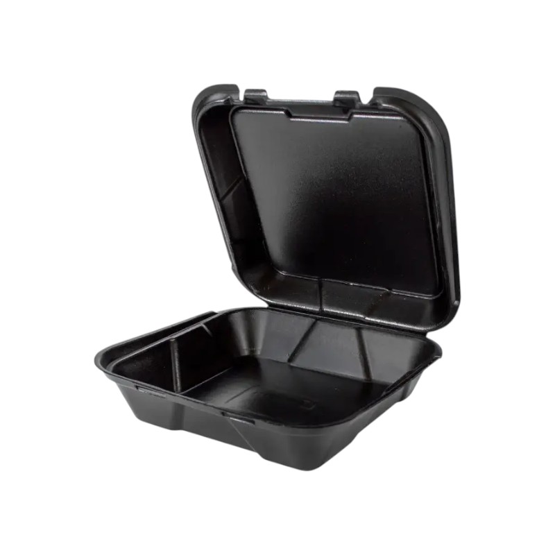 9 X 9 FOAM BLACK HINGED CONTAINER 200