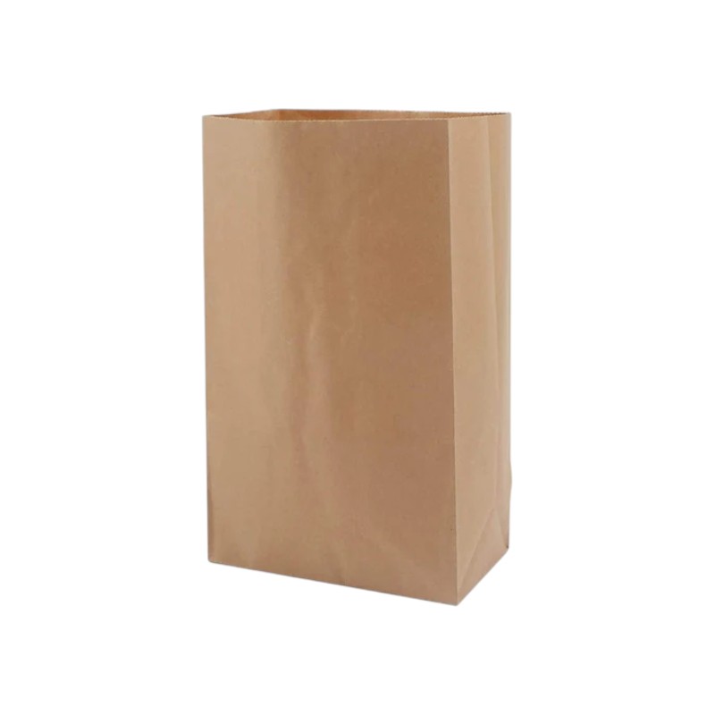 Kraft Bag 20lb (70221) No Handle 8X5X13 – 400/CS