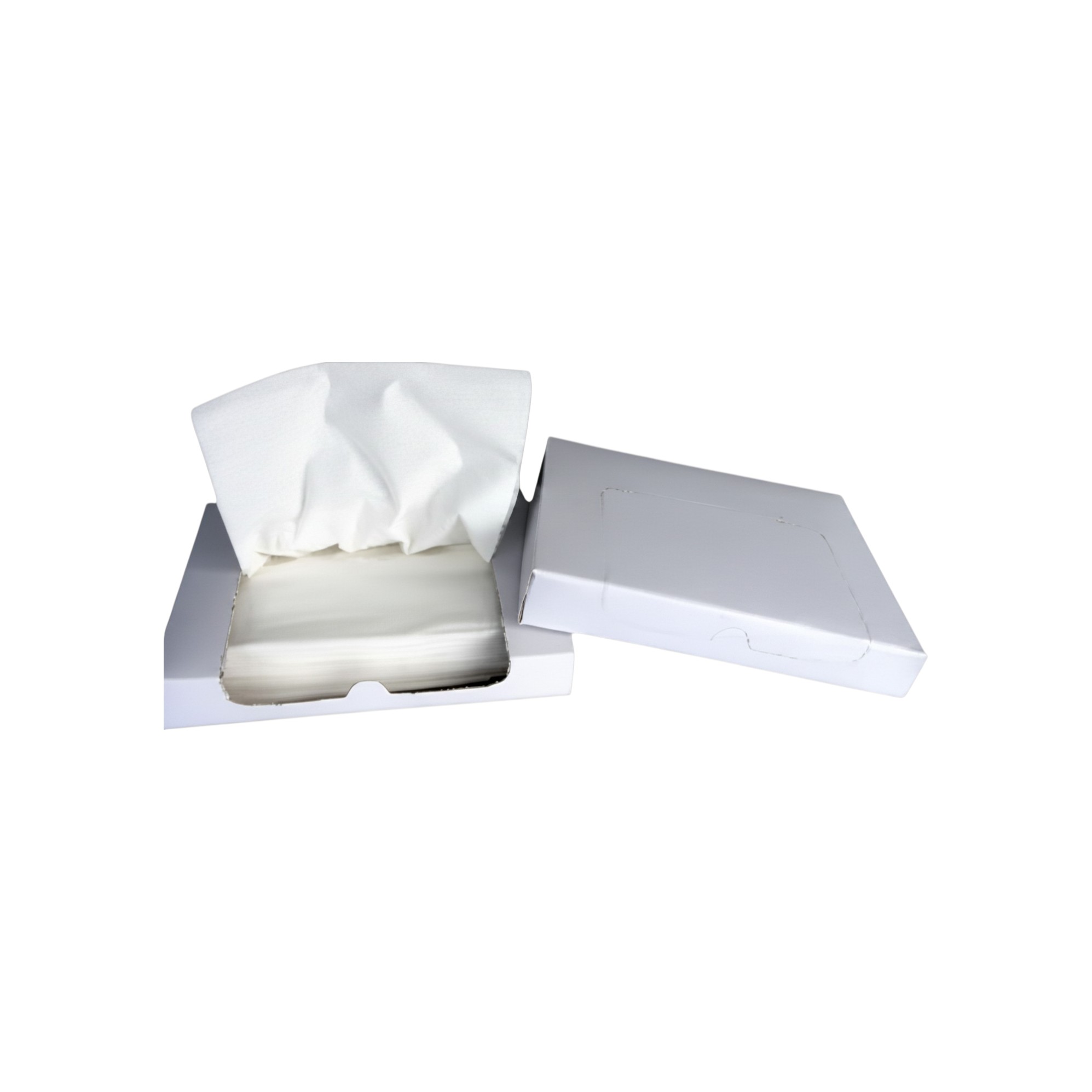 HQ FACIAL WHT TISSUE FLAT – 3000/Cs