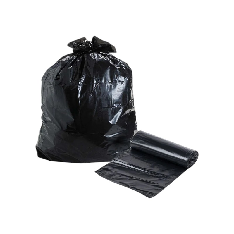 EXTRA STRONG TRASH BAG / CAN LINER BLACK 38 X 58 2MIL 60 GALLONS 100/CS