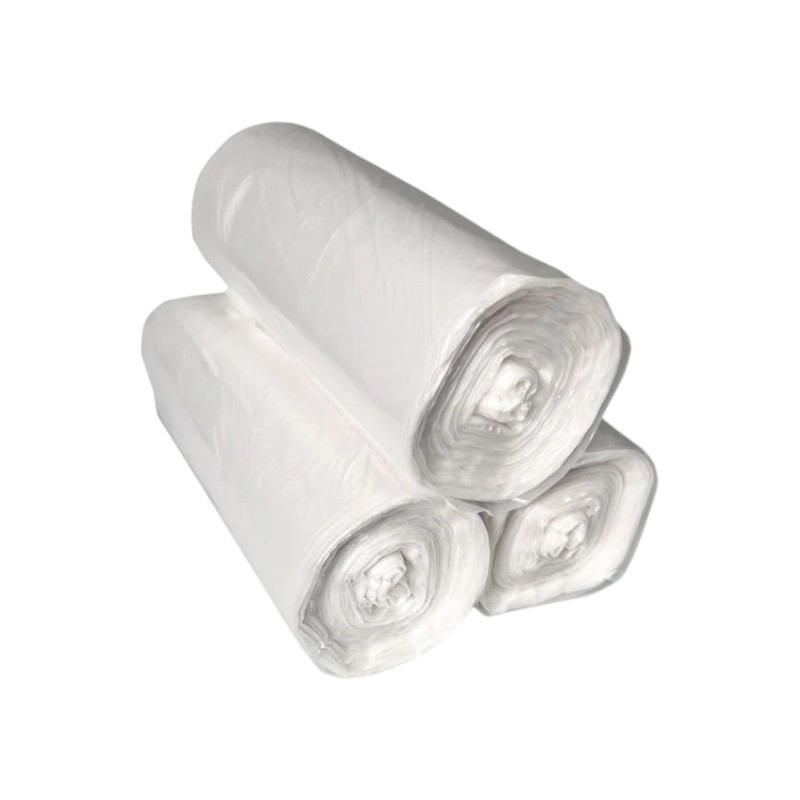 Inteplast 12-16 Gallons Trash Can Liners 24×33 10Mic Interleaved Natural / White 1000/Case