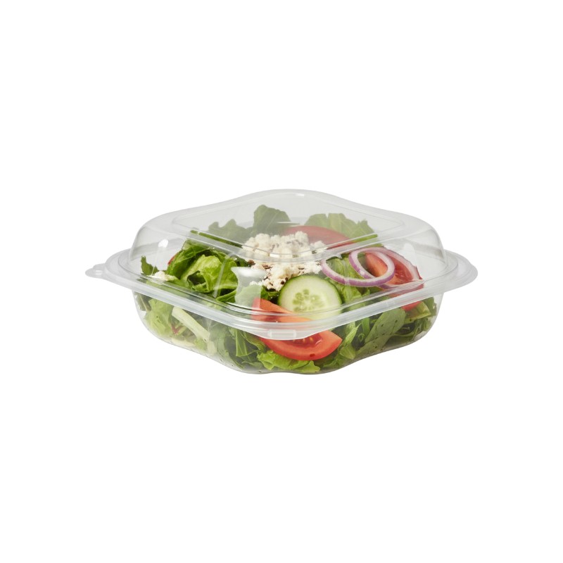 Genpak Clover Clear Hinged Container 8X8X3 – 150/Case